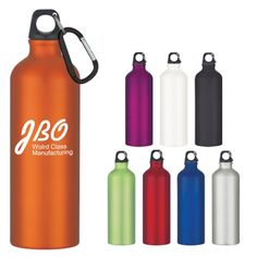 A practical giveaway for commuters, this 25 oz. aluminum bike bottle features a… Custom Bike, Sport Bottle, Sport Water Bottle, Metallic Colors