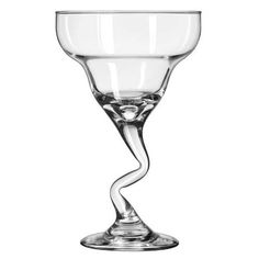 an empty wine glass on a white background