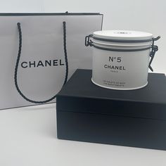 Chanel No 5 Brand-New Unopened Bath Tablets. Chanel Suit, Lil Black Dress, Chanel White, Chanel No 5, Powder Bath, French Fashion Designers, Quilted Purses, Bath Soak, No 5