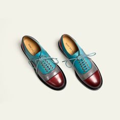 Multicolor Oxford Shoes Women Brogues Vintage Shoes Multicolor Wingtip Oxfords With Leather Sole, Multicolor Leather Brogue Shoes With Round Toe, Multicolor Leather Shoes With Brogue Detailing, Multicolor Wingtip Oxfords With Brogue Detailing, Multicolor Leather Formal Loafers, Multicolor Leather Loafers For Formal Occasions, Multicolor Wingtip Oxfords With Rubber Sole, Multicolor Brogue Oxfords With Round Toe, Multicolor Leather Loafers With Flat Heel