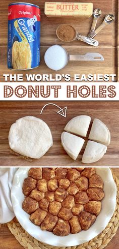 the world's best donut holes recipe is easy to make and so delicious