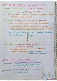 Genetics hand written notes sir asad Diagram Notes, Bio Notes, Neet Notes