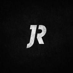 the letters j and r are white on black