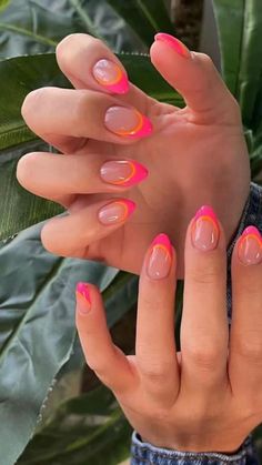 Spring Break Nails, Cute Simple Nails, Broken Nails, Colorful Nails, Her Nails, Vacation Nails