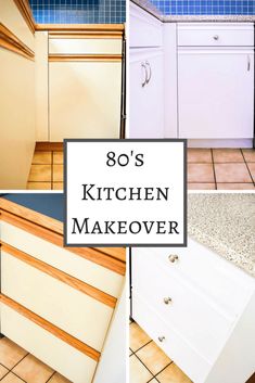 the kitchen is clean and ready to be used as a makeover for your home