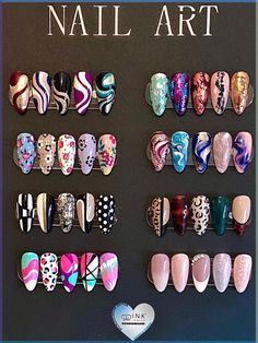 Nail Salon Display Ideas, Nail Art For Competition, Cone Shape Nail Art Design, Nail Art Display Ideas Diy, Nail Accessories Products, Nail Display Ideas, Nail Art Display Ideas, Small Nail Salon Ideas, Nail Art Business