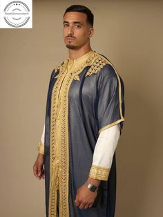 Moroccan Men's Wedding Jabador - Traditional 3-Piece Ensemble Elevate your wedding day with our exquisite Moroccan jabador, a traditional three-piece ensemble designed to bring timeless elegance and cultural richness to your special occasion. Perfect for grooms and guests alike, this jabador reflects the beauty of Moroccan heritage. **Product Details - **Jabador (Long Coat   - Elegant, long coat with intricate embroidery and detailed craftsmanship. Made from luxurious fabrics such as silk, satin Royal Traditional Wear For Eid Ceremonial, Royal Traditional Wear For Eid Ceremonies, Royal Ceremonial Traditional Wear For Eid, Royal Ceremonial Sets For Eid, Royal Ceremonial Eid Sets, Gold Agbada For Wedding And Eid Festival, Royal Formal Sets For Eid, Gold Agbada For Festive Wedding, Royal Dabka Traditional Wear For Weddings