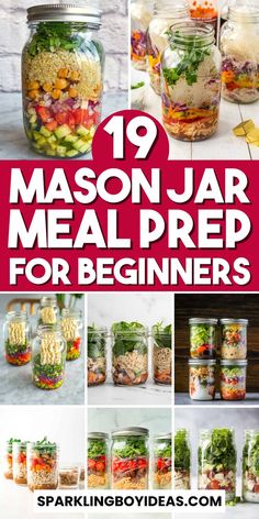 mason jar meal prep for beginners