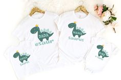 Dinosaur 1st Birthday Matching Family Shirts, 1st Birthday Shirt, One-A-Saurus Shirt, Dinosaur Birthday Tee, Birthday Boy Outfit, First Bday ------ CHOOSE YOUR SHIRT COLOR, SIZE, AND QUANTITY. ------ 1. Select the shirt size 2. Select the shirt color 3. Select your text choice and text color in the personalization box. 4. Click "add to cart" and then return to the listing for each family member. 5. Add a note to the seller when checking out with any special requests Sizing Chart Use the sizing chart to understand the measurement of our T-Shirts.   Shipment Timeline We will promptly ship your order, and you can anticipate its arrival within a timeframe of 2 to 4 days. Ensuring you receive your order promptly is of utmost importance to us. Cancellations, Returns, and Exchanges You can cancel Trex Birthday, First Birthday Dinosaur, Dinosaur 1st Birthday, Birthday Boy Outfit, First Bday, 1st Birthday Shirt, Birthday Dinosaur, Dinosaur First Birthday, Matching Family Shirts