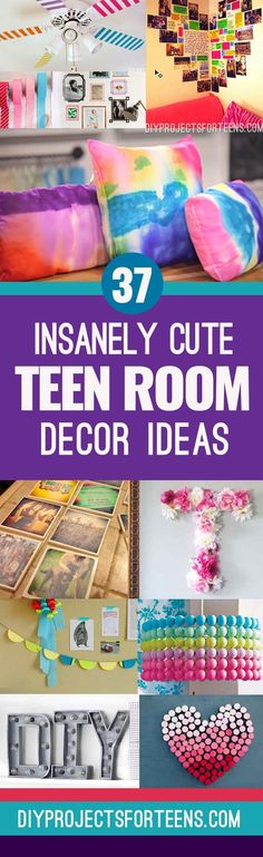 the best teen room decor ideas that are easy to make and fun for all ages