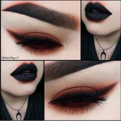 Demon Makeup, Makeup Zombie, Halloween Make-up Looks, Eyeliner Tips, Makeup Tumblr