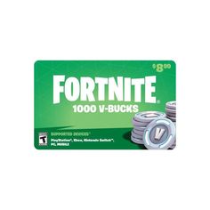 the $ 3 99 card for fortte v - bucks is now available in stores