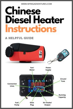 an instruction manual for how to use the chinese diesel heater instructions and informations