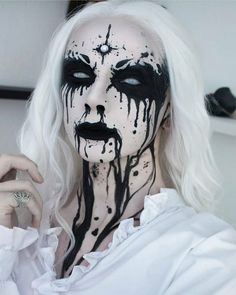 Carnaval Make-up, Fete Emo, Strašidelný Halloween, Makeup Clown, Makeup Zombie, Fantasy Make-up, Halloweenský Makeup, Halloween Make-up Looks, Corpse Paint