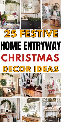 Make a festive first impression with Christmas Home Entryway Decor Ideas! 🎄✨ Adorn your door with a welcoming wreath, and add cozy touches like a festive runner and candles. Place stockings, garlands, or poinsettias to create a warm, holiday atmosphere from the moment you step inside! 🌟💫 #ChristmasEntryway #HolidayWelcome #FestiveDecor End Table Christmas Decor Ideas, Entryway Christmas Decor Ideas, Nancy Meyers Bedroom, Christmas Entryway Table Decor, Holiday Entryway, Entryway Decor Ideas, Home Entryway, Christmas Entryway, Nancy Meyers