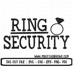 ring security svg cut file