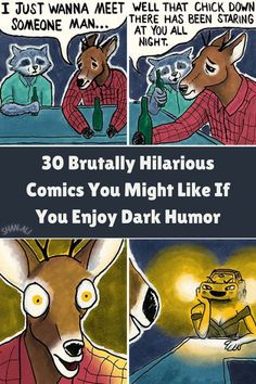 viral comics Funny Comic, Funny Comic Strips, Dark Comedy, Tumblr Image, Majestic Animals, Inappropriate Jokes, Beloved Dog, Comic Strip