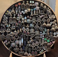 Jhumka Organizer, Jhumka Earrings Aesthetic, Jhumka Collection, Oxidised Jhumka, Desi Love, Indian Bridal Jewelry Sets, Edgy Jewelry, Pretty Jewelry Necklaces, Desi Aesthetic