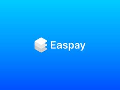 the logo for easypay, an electronic device that is designed to look like it has