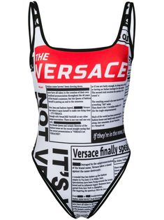 Versace Vintage, Newspaper Print, Italian Heritage, Newspaper Printing, Swimsuit Design, Logo Vintage, Versace Outfit, Swimsuit Fashion, Gianni Versace