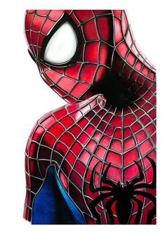 a drawing of spider man from the amazing spider - man