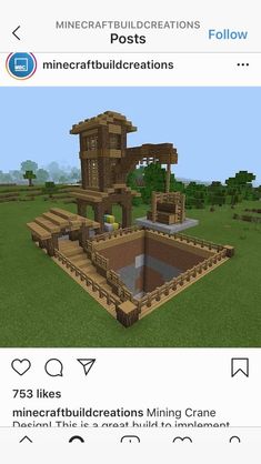 an image of a minecraft house on the app