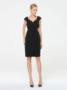 Elegant Sweetheart Neckline Midi Bodycon Dress – insbyr Elegant Knee-length Mini Dress For Career, Elegant Knee-length Career Mini Dress, Elegant Fitted Mini Dress For Career, Elegant Fitted Mini Dress With Heart-shaped Neckline, Elegant Mini Career Dresses, Elegant Heart-shaped Neckline Lined Dress, Elegant Career Dresses With Flattering Silhouette, Elegant Lined Sheath Bodycon Dress, Elegant Sheath Bodycon Dress Lined