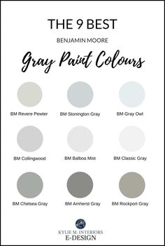 the 9 best gray paint colors to use in your home or office, including white and grey