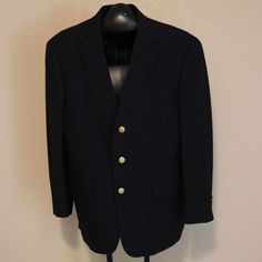 Tommy Hilfiger Mens 42r 3 Button Sports Coat. This Tommy Hilfiger Sports Coat Is In Very Great Condition. It Looks And Feels Brand New! It Has Been Well Taken Care Of. No Stains, Rips, Tears, Snags, Or Holes In It! Just Needs A Good Home! Comes From A Clean, Smoke Free Home! Classic Navy Sport Coat With Button Closure, Navy Sport Coat With Button Closure For Business Casual, Navy Sport Coat For Business Casual, Navy Sport Coat With Button Closure For Semi-formal Occasions, Classic Tommy Hilfiger Outerwear For Business, Classic Tommy Hilfiger Business Outerwear, Classic Navy Sport Coat With Buttons, Classic Tommy Hilfiger Outerwear, Formal Button-up Sport Coat With Buttons