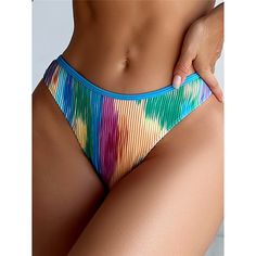 Features: Elevate your poolside style with our New Colorful Bandeau Ribbed Brazilian Bikini. Designed for the modern woman, this swimsuit offers a comfortable and flattering fit with its bandeau style top and high-waisted bottoms. Made with high-quality ribbed fabric, this bikini is sure to make a splash at the beach or pool. Poolside Style, Poolside Fashion, Ribbed Fabric, Modern Woman, At The Beach, The Modern, Fashion Clothes Women, Top Styles, The Beach