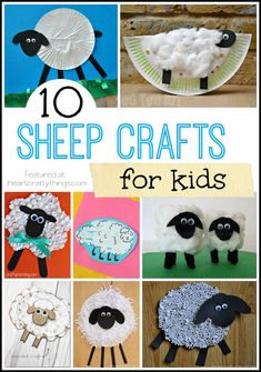 sheep crafts for kids to make with paper plates