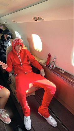 Boys Tracksuits, Red Outfit, Fashion Fits, Wearing Red, Street Style Outfit