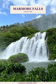 A breathtaking view of Marmore Falls in Umbria, Italy, taken by To Tuscany, showcasing cascading water surrounded by lush greenery and rocky cliffs. Tallest Man, Water Rafting, Things To Do With Kids, Thrill Seeker, Family Friendly Activities, Breathtaking Beauty, White Water Rafting