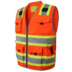 PRICES MAY VARY. high visibility and 360°reflective: the lohaspro Class 2 surveyor safety vest chalecos reflectantes de seguridad is a high-performance surveyor safety vest which made with ANSI Type R Class 2 approved neon yellow back mesh fabric and front oxford fabric and reflective materials , it ives you 360 degrees of visibility in practically any working condition comfortable and durable : the surveyor safety vest mesh for men women from lohaspro delivers visibility, durability, comfort, a Sing Costumes, Construction Clothes, Construction Vest, Construction Outfit, Store Plan, Ipad Pouch, Vest Jackets, Vest With Pockets, Reflective Vest