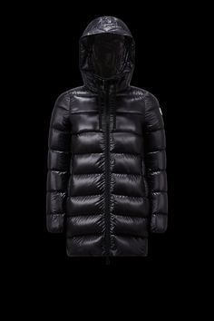 A sophisticated, must-have piece for winter in the city, the Suyen long down jacket is crafted from nylon léger brillant. The boudin-quilted down coat boasts a feminine flared shape that layers well over daytime and evening looks. Winter In The City, Long Down Jacket, Blackest Night, Down Jackets, Down Coat, Down Jacket, Contrasting Colors, Color Change, Olive Green