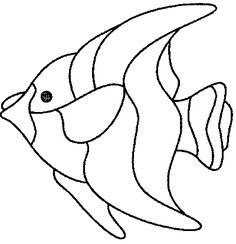 a black and white drawing of a fish