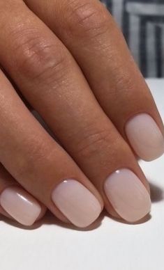 Soft Nail, Stars Nails, Milky Nails, Shellac Nails, Simple Nail, Neutral Nails, Manicure Y Pedicure, Nail Gel, Chic Nails