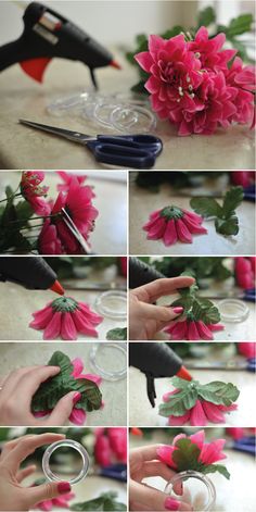 how to make fake flowers out of paper