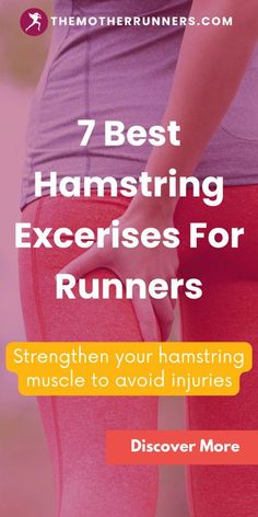 I battled proximal hamstring pain for more than a year. These hamstring strengthening exercises for runners healed my high hamstring pain. Exercises To Strengthen Hamstrings, Hamstring Strengthening, Best Hamstring Exercises, Exercises For Runners