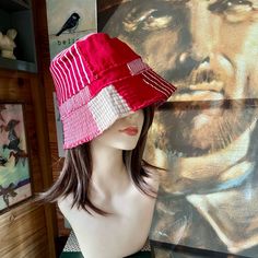 Striped Patchwork Bucket Hat. Effortless Bucket Hat In A Patchwork Of Stripes. Finished With Raw-Edge Detailing For A Lived-In Look You Will Nwt Content + Care: - Cotton - Spot Clean Patchwork Bucket Hat, Urban Outfitters Accessories, Raw Edge, Bucket Hat, Urban Outfitters, Women Accessories, Stripes, Cream, Hats