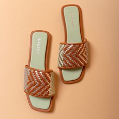 Urvi Brown Woven Straw Sandals, Brown Bohemian Woven Sandals, Brown Flat Woven Sandals, Brown Woven Flat Sandals, Muslin Bags, Leather Cushion, Stylish Sneakers, Leather Sandals, Hand Woven