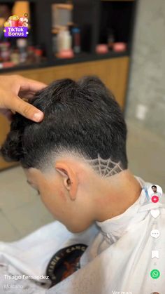 Hair Patterns Shaved, Fades With Designs, Spider Web Haircut, Spiderweb Hair Design, Hair Designs For Men Lines, Spider Haircut, Boys Fade Haircut, Haircut Designs For Men