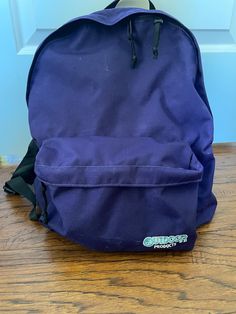 Vintage purple outdoor products backpack from 90s made in USA in great condition. Water resistance inside is perfect/near mint and no damages outside.  Gregory, Arc'teryx, Jansport, north face, vintage, 80s, 70s, 60s, Casual Purple Backpack For Outdoor, Casual Purple Outdoor Backpack, Purple Backpack For Outdoor Activities, Backpack Purse, The North Face, Violet, Backpacks, Bathing Beauties, Pet Supplies