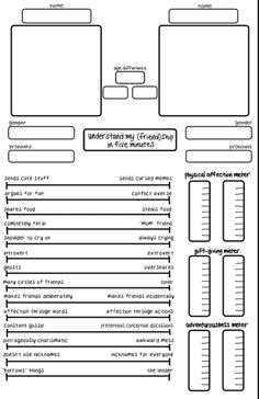 the worksheet is shown for students to use