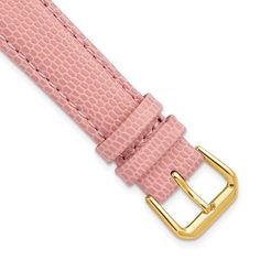 Product Weight Weighs approximately 1.6 oz. Product Dimensions Length of item : 7.5 in Width of item : 20 mm Product Specifications - Length of Item : 7.5 in - Material : Accents : Stainless Steel - Watch Band Material : Leather - Material : Accent Color 1 : Gold Tone - Clasp /Connector : Buckle - Thickness : 3.5 mm - Item Weight U/M : lbs - Width of Item : 20 mm - Watch Band Width : 20 mm - Product Type : Watch - Sold By Unit : Each - Gender : Unisex - Material : Primary - Color : Pink - Watch Pink Watch, Band Pictures, Magnetic Bracelet, Steel Watch, Stainless Steel Watch, Leather Material, Watch Band, Accent Colors, Primary Color