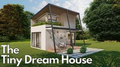 the tiny dream house is on display in this advertisement