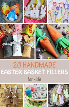 20 handmade easter basket fillers for kids