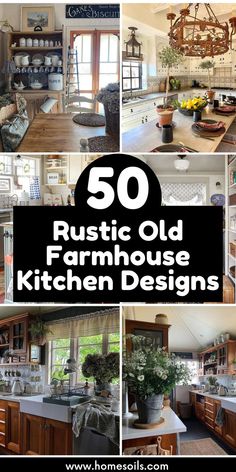 rustic old farm house kitchen designs