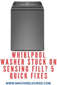 Whirlpool washer stuck on sensing Magic Chef, Washing Machines, Fix You, Drinking Water, Fix It