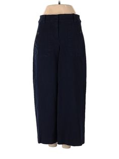 J.Crew Casual Pants Size: 0 Blue Bottoms - used. 52% COTTON, 41% VISCOSE, 7% ELASTANE, Cropped, Mid/Reg Rise | J.Crew Casual Pants - Mid/Reg Rise: Blue Bottoms - Size 0 Casual Pants, Womens Bottoms, J Crew, Women Handbags, Handbags, Pants, Blue, Clothes, Trousers